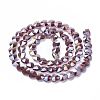 Electroplate Glass Beads EGLA-Q091-14mm-A04-2