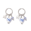 Heart 304 Stainless Steel Hoop Earrings EJEW-JE06732-01-3