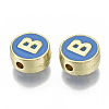 Alloy Enamel Beads ENAM-S122-028B-NR-2