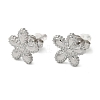 Non-Tarnish 304 Stainless Steel Embossing Stud Earrings EJEW-U001-06P-03-2