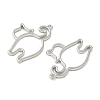Alloy Open Back Bezel Pendants FIND-L025-02P-2