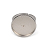 304 Stainless Steel Cuff Ring Components STAS-D372-05P-02C-1