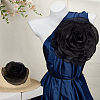 2Pcs 2 Styles Organza Flower Brooches JEWB-FG0001-58A-4