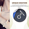 80Pcs 8 Styles Tibetan Style Toggle Clasps TIBEB-CJ0001-28-7