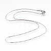 Non-Tarnish 304 Stainless Steel Snake Chain Necklaces NJEW-G313-20P-1