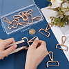 10Pcs Alloy Swivel Lobster Claw Clasps FIND-BBC0003-82B-KCG-3