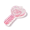 Acylic Pendant with Glitter Powder LS-OACR-H035-01F-2