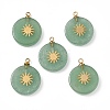 Natural Green Aventurine Pendants STAS-C064-VC860-1