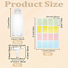 Column PET Flip Top Cap Bottles AJEW-LP0004-19B-2