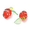 Glass Seed Beaded & Acrylic Pendants GL-CBA84C5-01-2