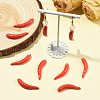 10Pcs Handmade Porcelain Pendants PORC-FS0001-60-5