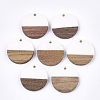 Resin & Walnut Wood Pendants RESI-S358-02D-01-1