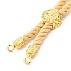 Twisted Nylon Cord Silder Bracelets DIY-B066-03G-18-2