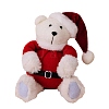 Christmas Plush Cloth Bear Figurines PW-WG14EBC-01-5