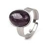 Adjustable 304 Stainless Steel Finger Rings for Women GG-CBA7994-04P-17-4
