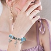 DIY European Style Bracelet Kits. including Alloy & Resin European Beads DIY-YW0012-11A-7