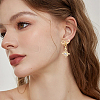 10Pcs 10 Styles Rack Plating Brass Micro Pave Clear Cubic Zirconia Pendants KK-SC0007-90-6