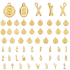 4Bags 2 Styles Tibetan Style Zinc Alloy 26 Letters Pendants FIND-SC0017-57G-7