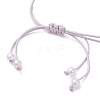 4Pcs 4 Colors Star Freshwater Shell Charm Bracelets BJEW-JB12415-5