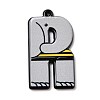 Circus Theme Printed Acrylic Pendants OACR-D008-06R-1