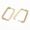 Rectangle Hoop Earrings for Girl Women EJEW-N099-001LG-NF-3