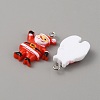 10Pcs Christmas Theme Opaque Resin Pendants CRES-WH0006-13U-2