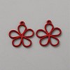 Hollow Out Spray Painted Alloy Pendants FIND-WH20008-19D-1