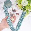 Flower Polyester Ribbons SRIB-WH20020-053B-01-4