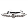 Copper Diamond Ball Crown Zircon Bracelet for Women ST3131268-1