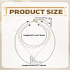 2Pcs Brass & ABS Imitation Pearl Necklaces for Women NJEW-LP0002-80-2