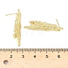 Brass Stud Earring Findings KK-Z106-03G-01-3