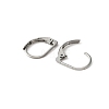 316 Surgical Stainless Steel Leverback Earring Findings STAS-WH0022-67-2