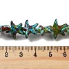 Synthetic Turquoise Dyed Beads Strands G-P507-04M-3