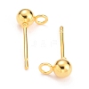304 Stainless Steel Ball Post Stud Earring Findings LS-X-STAS-Z035-02G-C-2