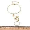 Brass Micro Pave Cubic Zirconia Mittens Bracelets BJEW-C156-01G-05-5