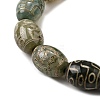 Tibetan Style dZi Beads Strands G-S389-A03-4