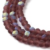 Imitation Jade Glass Beads Strands EGLA-YW0003-19A-10-4
