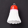 Sport Ball Theme Opaque Resin Pendants RESI-F039-01-3