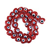 Handmade Evil Eye Lampwork Beads Strands LAMP-N029-010I-3