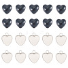 20Pcs 304 Stainless Steel Pendant Cabochon Settings for Fashion Jewelry STAS-TA0006-23-2