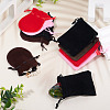 24Pcs 8 Styles Gourd & Rectangle Velvet Drawstring Packing Bags TP-TA0001-07B-8