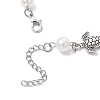 Ocean Series Alloy Tortoise Link Bracelets BJEW-JB11840-02-4