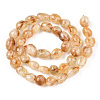 Natural Brazilian Citrine Beads Strands G-T108-01A-2