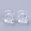 Transparent Acrylic Beads TACR-Q259-8mm-V01-01-2