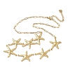 Ocean 304 Stainless Steel Link Chain Necklaces for Women LS-NJEW-A060-01B-G-2