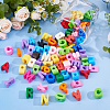 82Pcs 36 Styles Acrylic European Beads OACR-DC0001-63-4