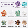 ARRICRAFT Natural & Synthetic Mixed Gemstone Chip Beads G-AR0001-17-5