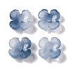 Baking Paint Glass Bead Caps GLAA-S202-04G-1