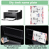 Name Plastic Table Top Display Stand ODIS-WH0070-86C-4