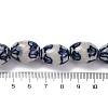 Handmade Blue and White Porcelain Beads PORC-I027-16B-5
